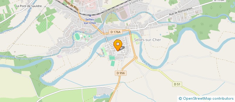 localisation de l'entreprise U N C A F N  SELLES-SUR-CHER