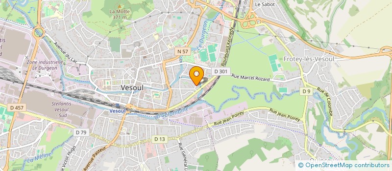 localisation de l'entreprise U N C A F N  VESOUL