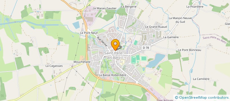 localisation de l'entreprise U N C A F N  SAINT-VIAUD