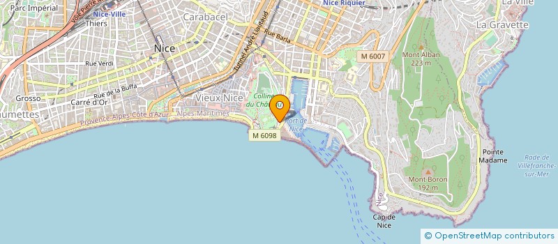 localisation de l'entreprise U.N.C CLOS FLEURY SECTION BOULES à NICE
