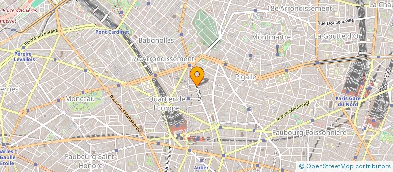 localisation de l'entreprise U N E B à PARIS