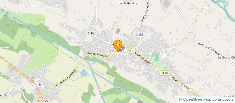 localisation de l'entreprise U.N.I.R.C. 38 à LES AVENIERES VEYRINS-THUELLIN