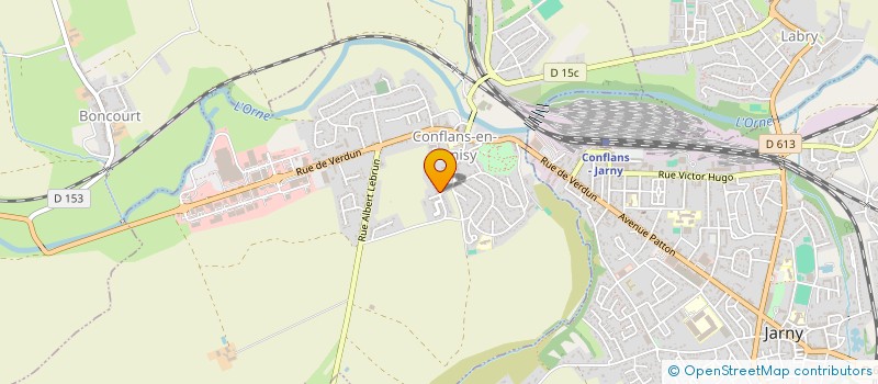localisation de l'entreprise U.N.P.F. à CONFLANS-EN-JARNISY
