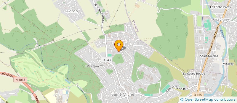 localisation de l'entreprise U N S IMMOBILIER  EVREUX