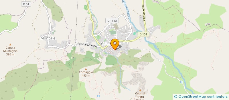 localisation de l'entreprise U NOSTRU PIACE à CALENZANA