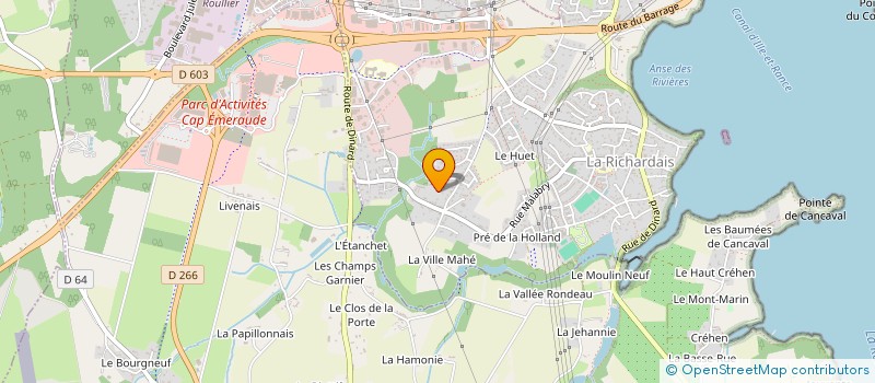 localisation de l'entreprise U NOVU  LA RICHARDAIS