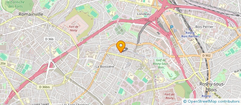 localisation de l'entreprise U P à MONTREUIL
