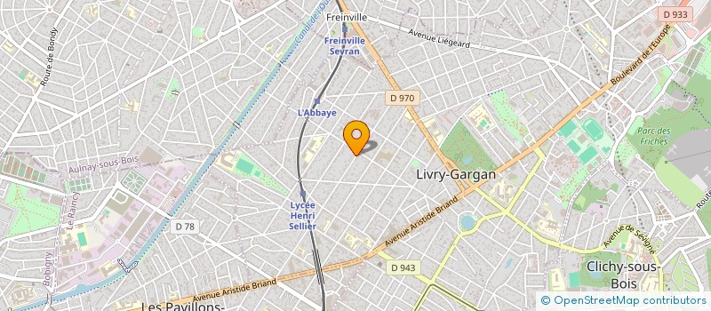 localisation de l'entreprise U&P HOLDING  LIVRY-GARGAN