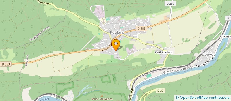 localisation de l'entreprise U.P. NOTRE DAME D'AIGREMONT  ROULANS