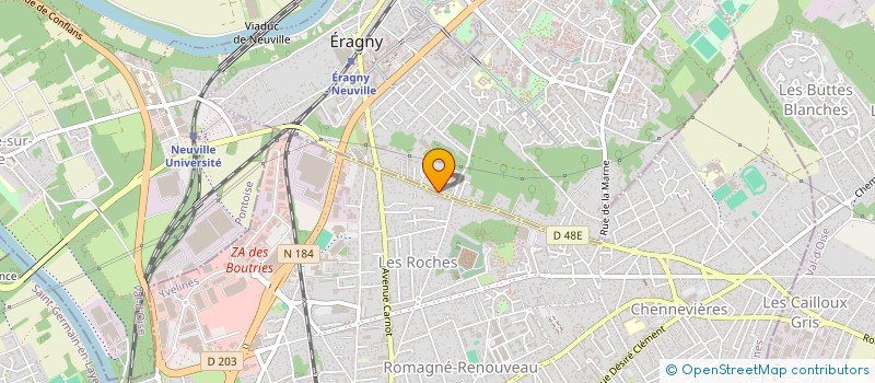 localisation de l'entreprise U.P.O à ERAGNY