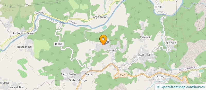 localisation de l'entreprise U PAISANU à CAURO