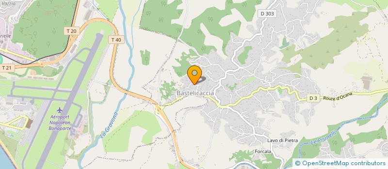localisation de l'entreprise U PALMENTU à BASTELICACCIA