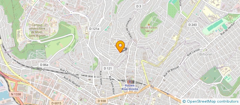 localisation de l'entreprise U PATRIMONIU  MONT-SAINT-AIGNAN