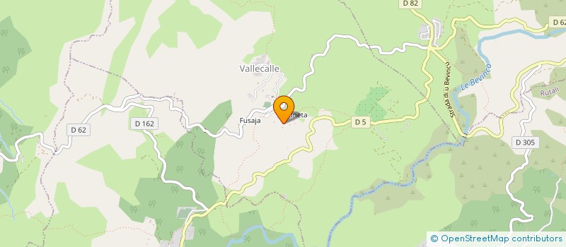 localisation de l'entreprise U PETRALBINCU à VALLECALLE
