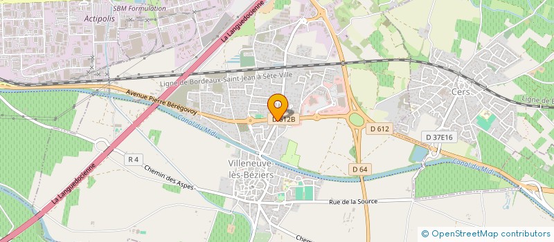 localisation de l'entreprise U PIGNATA à VILLENEUVE-LES-BEZIERS