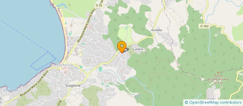 localisation de l'entreprise U PONTE  GROSSETO-PRUGNA