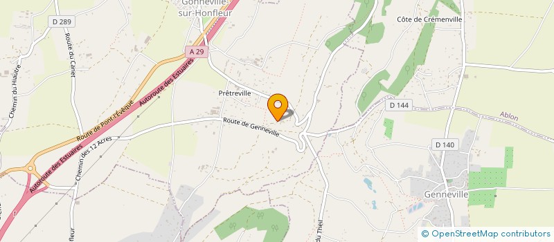 localisation de l'entreprise U PRATO  GONNEVILLE-SUR-HONFLEUR