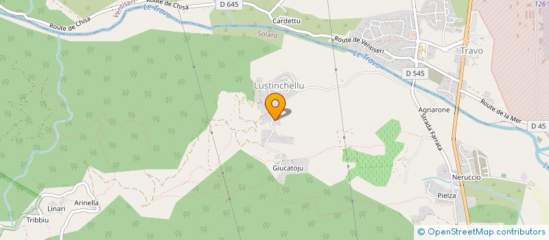 localisation de l'entreprise U PRATU à SOLARO