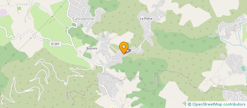 localisation de l'entreprise U PRATU  ALATA