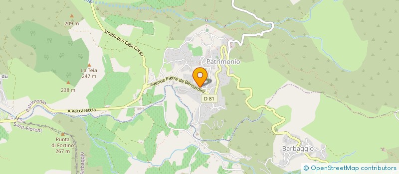 localisation de l'entreprise U PURETTO à PATRIMONIO