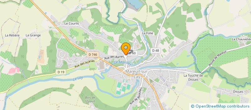 localisation de l'entreprise U.R. ATELIER  MAREUIL-SUR-LAY-DISSAIS