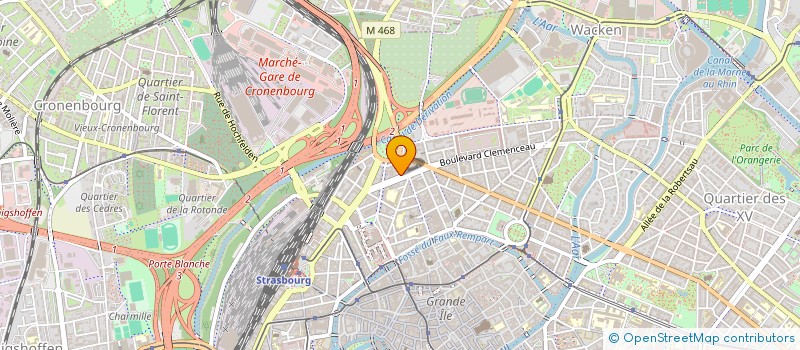 localisation de l'entreprise U.R.P. BTP CFTC D'ALSACE à STRASBOURG