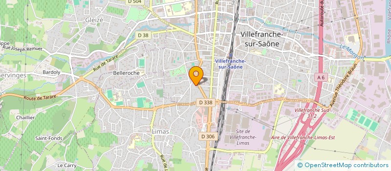 localisation de l'entreprise U-REFILL à VILLEFRANCHE-SUR-SAONE