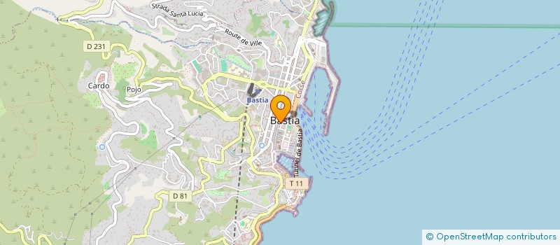 localisation de l'entreprise U RIBOMBU à BASTIA