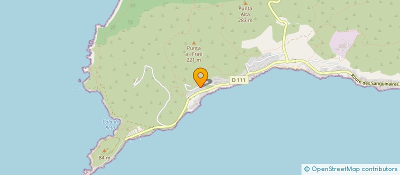 localisation de l'entreprise U RIGALU DI CORSICA à AJACCIO