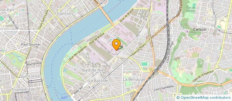 localisation de l'entreprise U'RSELF LAB  BORDEAUX