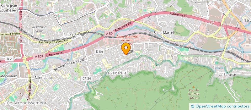 localisation de l'entreprise U.S.C.E.M. à MARSEILLE 11EME