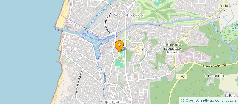 localisation de l'entreprise U S C SECTION NATATION  CAPBRETON