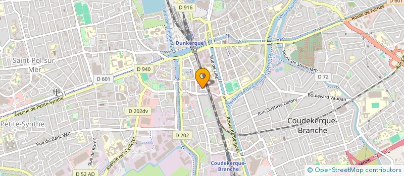 localisation de l'entreprise U.S.DUNKERQUE KORVERS BASEBALL SOFTBALL à DUNKERQUE