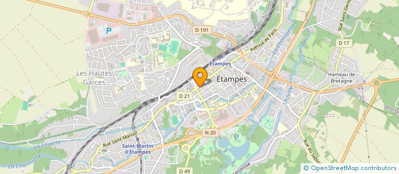 localisation de l'entreprise U S E A D ETAMPES à ETAMPES