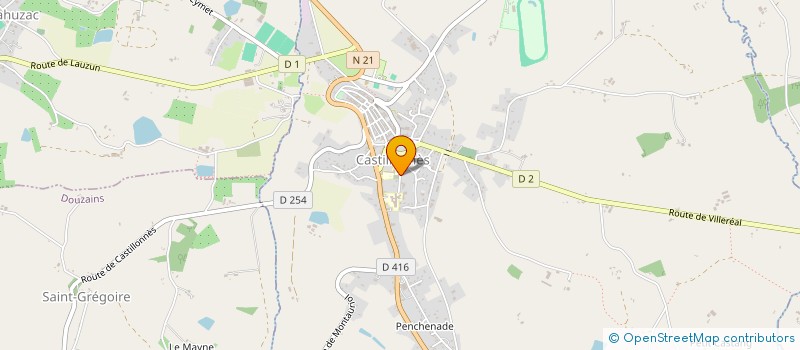 localisation de l'entreprise U.S.E.P. DE L ECOLE DE CASTILLONNES  CASTILLONNES