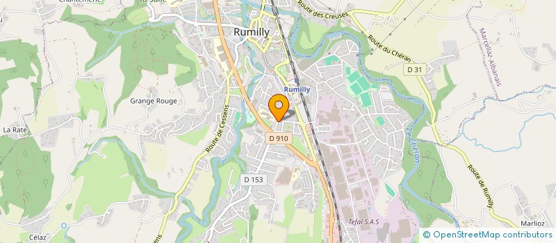 localisation de l'entreprise U.S.E.P. JOSEPH BEARD RUMILLY  RUMILLY