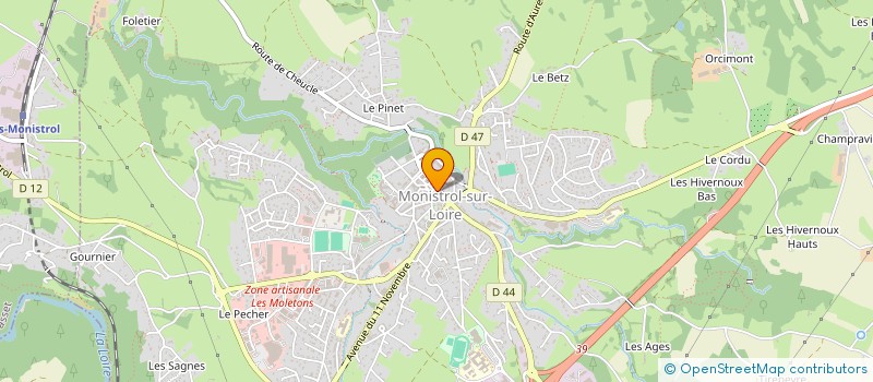 localisation de l'entreprise U.S.E.Y  MONISTROL-SUR-LOIRE