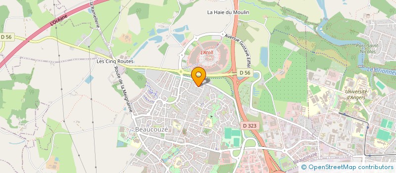 localisation de l'entreprise U.S.G.O. LAFAYETTE  SAINT-LEGER-DE-LINIERES