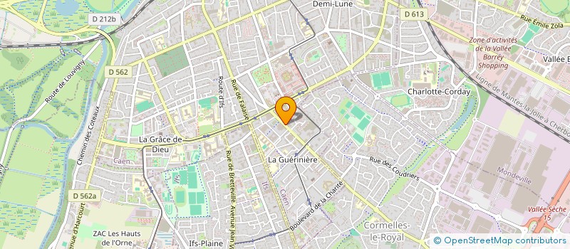 localisation de l'entreprise U.S. GUERINIERE à CAEN