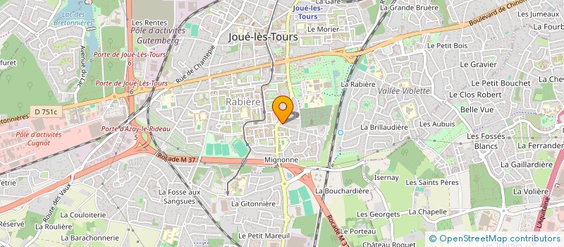 localisation de l'entreprise U S JOUE à JOUE-LES-TOURS