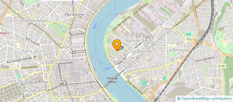 localisation de l'entreprise U.S L AUTRE QUAI  BORDEAUX