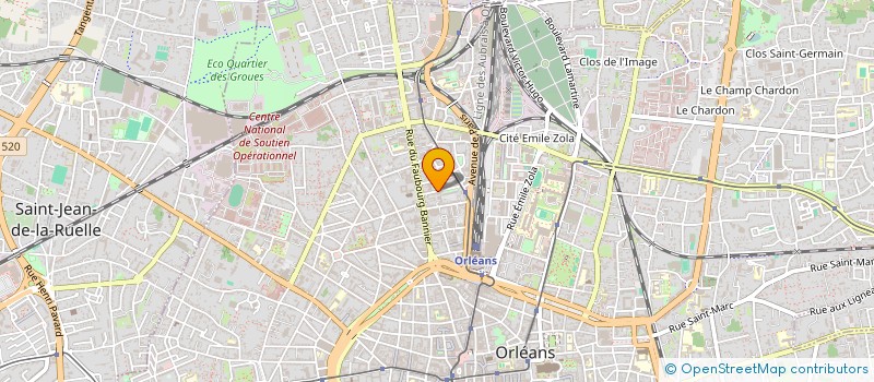 localisation de l'entreprise U.S.O APNEE à ORLEANS