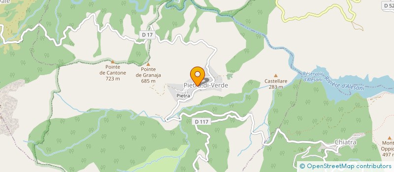 localisation de l'entreprise U SALGE à SAN-NICOLAO