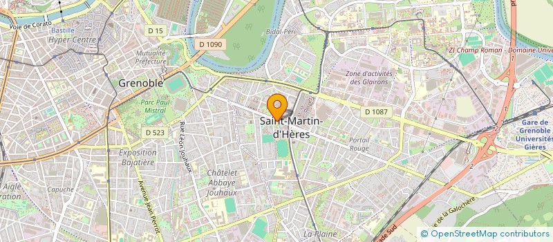 localisation de l'entreprise U SAN LUCA  SAINT-MARTIN-D'HERES