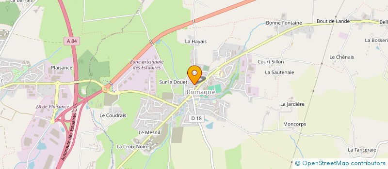 localisation de l'entreprise U SCAGNU  BILLE