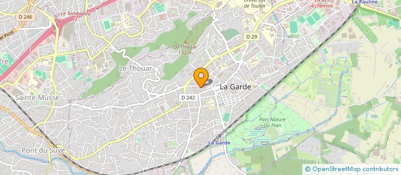 localisation de l'entreprise U SCOGLIU à LA GARDE