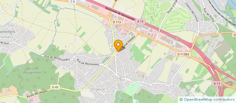 localisation de l'entreprise U.SD COMPANY  ORGEVAL