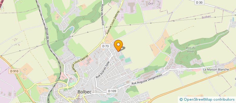 localisation de l'entreprise U-SEINE RAVALEMENT  BOLBEC