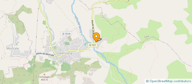 localisation de l'entreprise U SOFFIU à CALENZANA