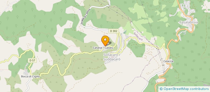 localisation de l'entreprise U SOGNU DI MISSIA  MOCA-CROCE